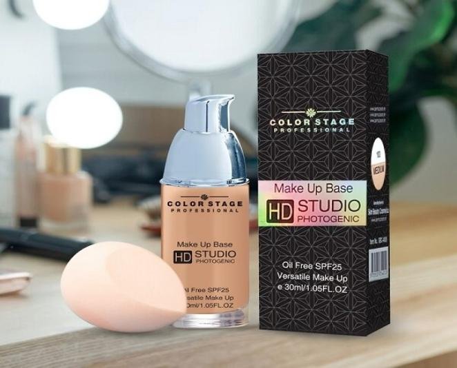 Color Stage Professional HD Makeup Base Oil Pakistan - Image